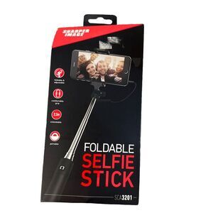 New‎ Sharper Image Foldable Selfie Stick SCA3201 2.5ft Adjustable Extension NIB